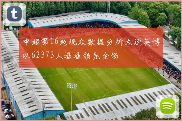 中超第16轮观众数据分析大连英博以62373人遥遥领先全场
